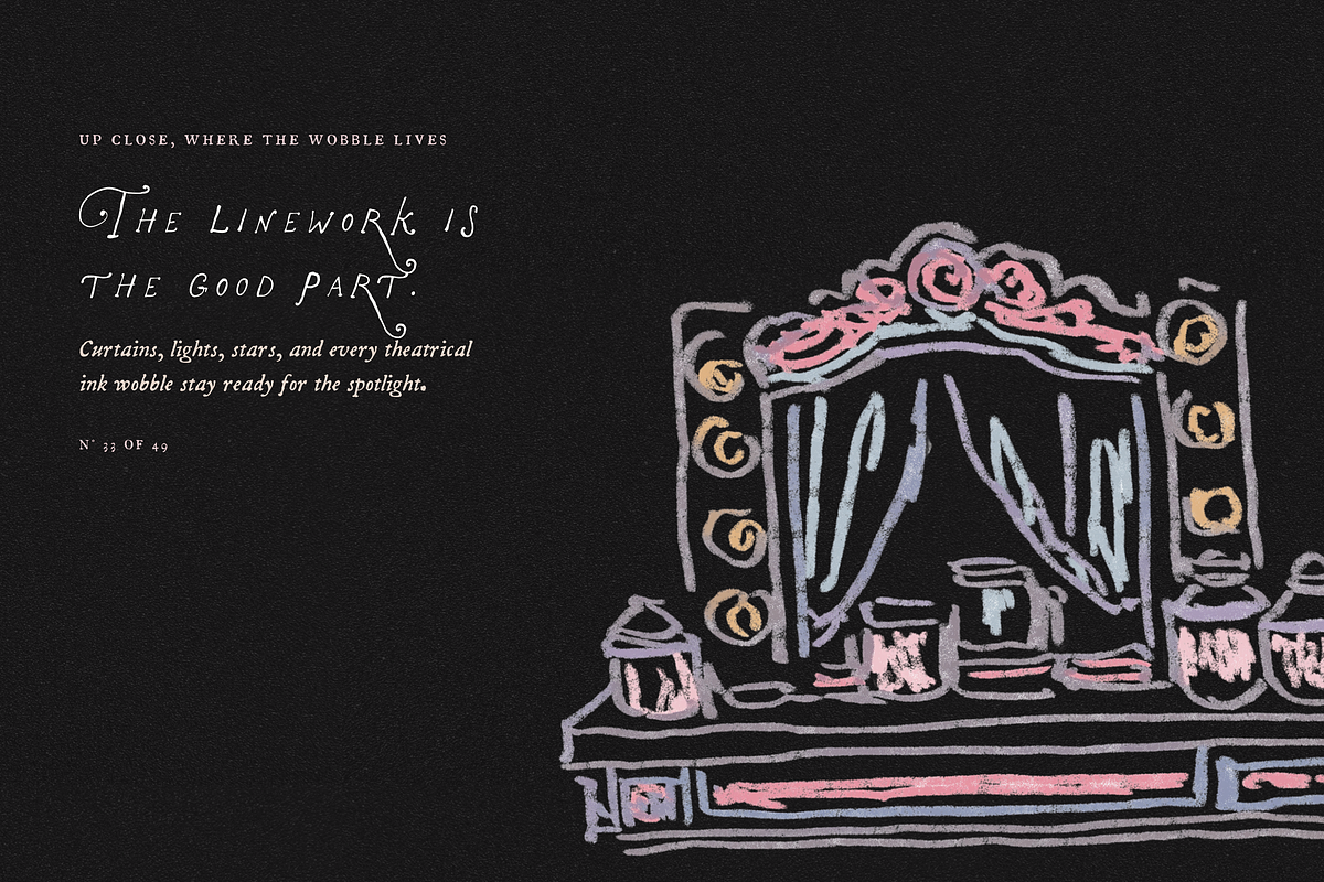 Old Hollywood Clipart, Vintage Set, an Object Illustration by The October Creative (Photo 6 of 15)