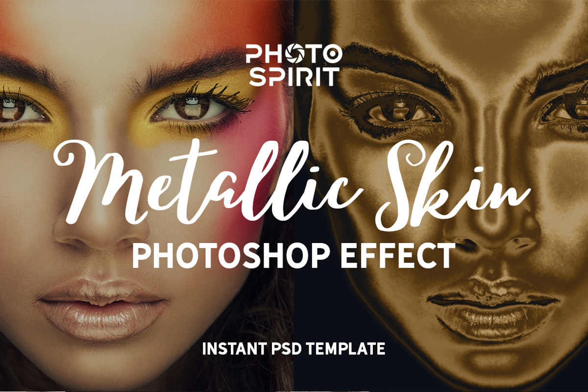 Metallic Skin Photoshop Effect preview 4