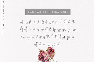 Beauty Signature - Handwritten Font