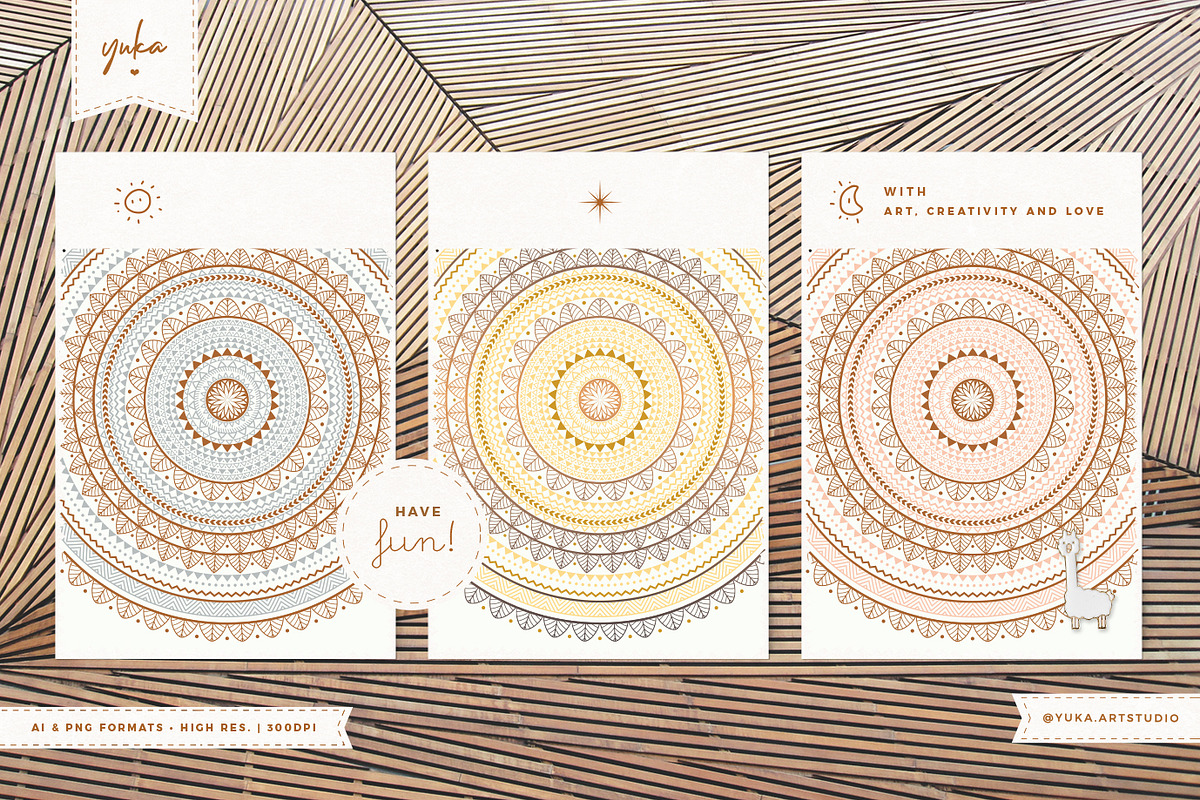 Sweet Day | Mandala Artwork, a Pattern Graphic by Yuka Baby (Photo 5 of 6)