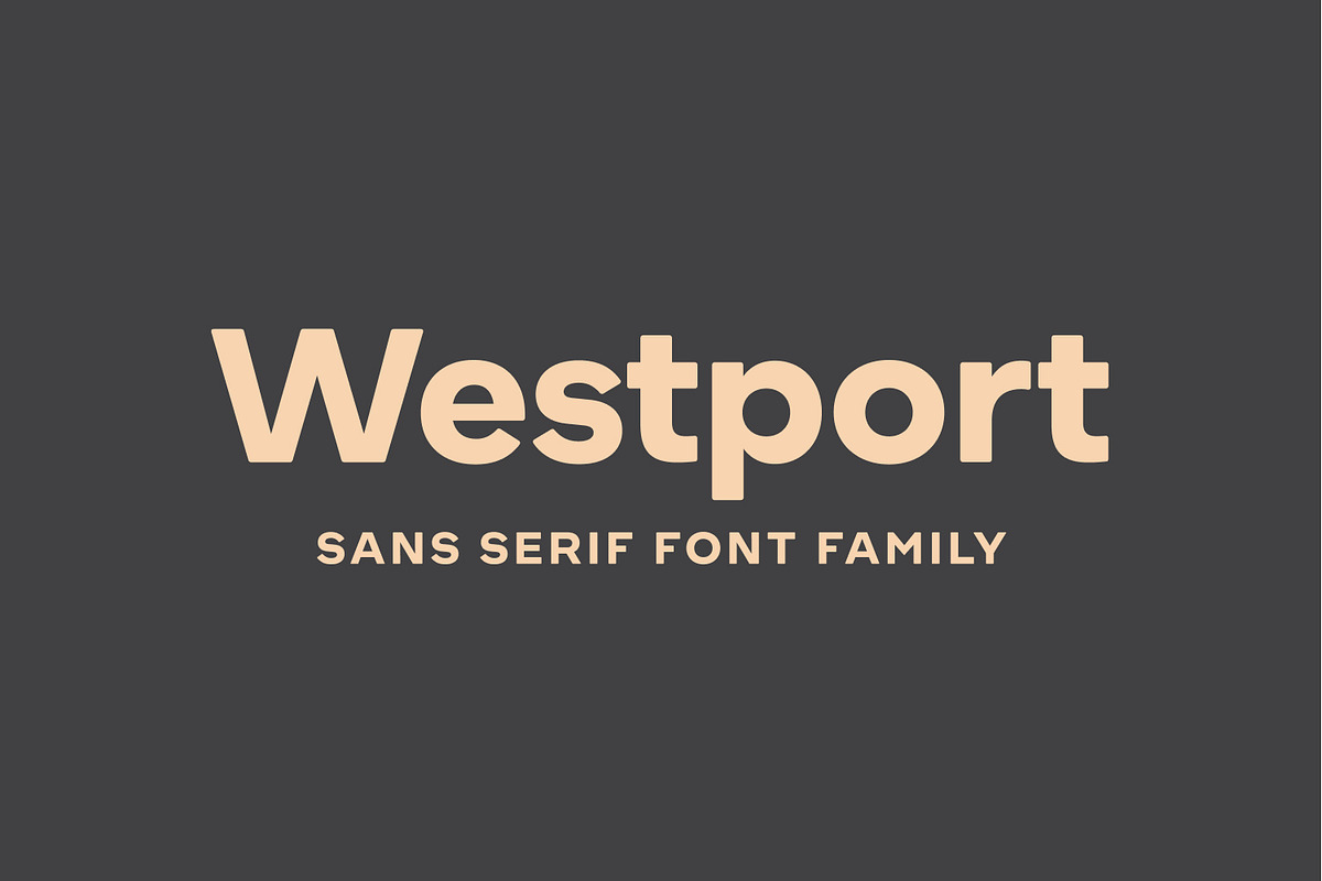 Westport — Geometric Sans Font, a Sans Serif Font by Inlay Studio (Photo 1 of 8)