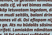 Neuron heavy italic, a Sans Serif Font by sergio (Thumbnail 2 of 3)