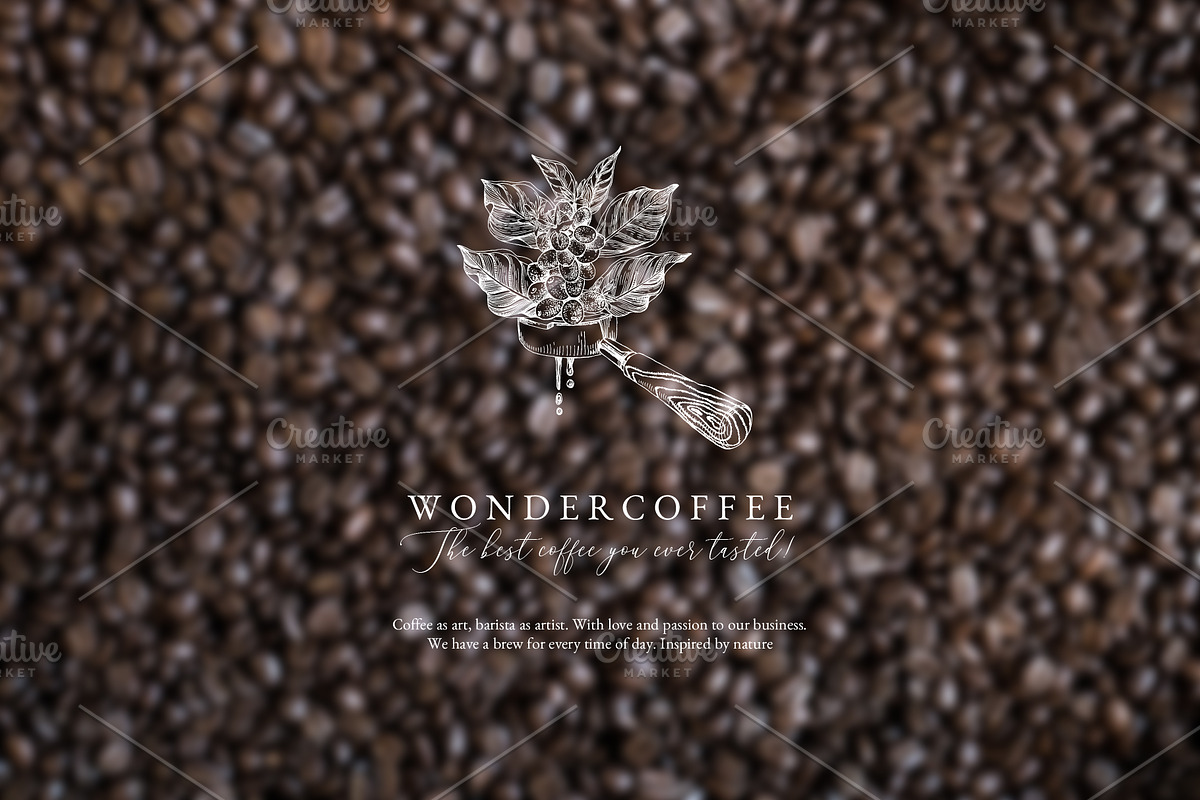 Wondercoffee hand drawn illustration, a Food Illustration by handsketched (Photo 3 of 11)