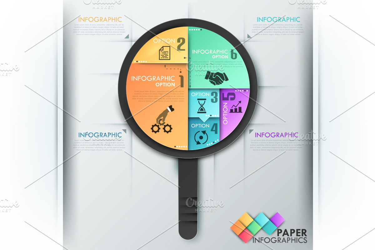 Paper Infographic Templates Bundle, a Presentation Template by Andrew ...