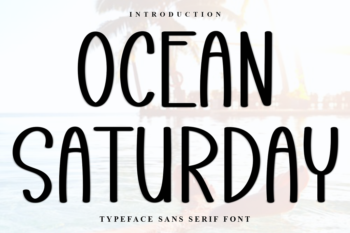 Ocean Saturday, a Script Font by InermediaSTUDIO (Photo 1 of 8)