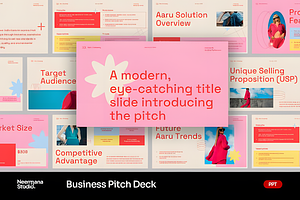 Pink Creative Pitch Deck PowerPoint, a Presentation Template by Ink Gallery