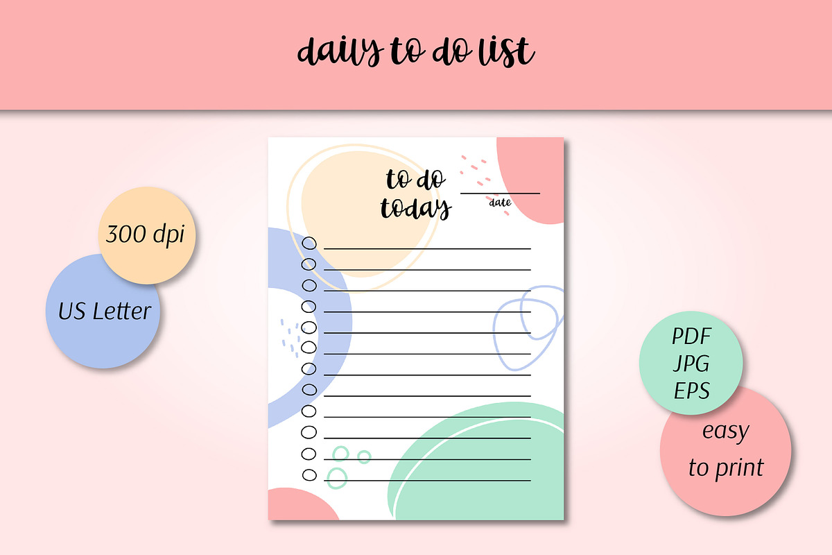 Personal Planner Printable Template, a Stationery Template by AnnaViolet_store (Photo 9 of 14)