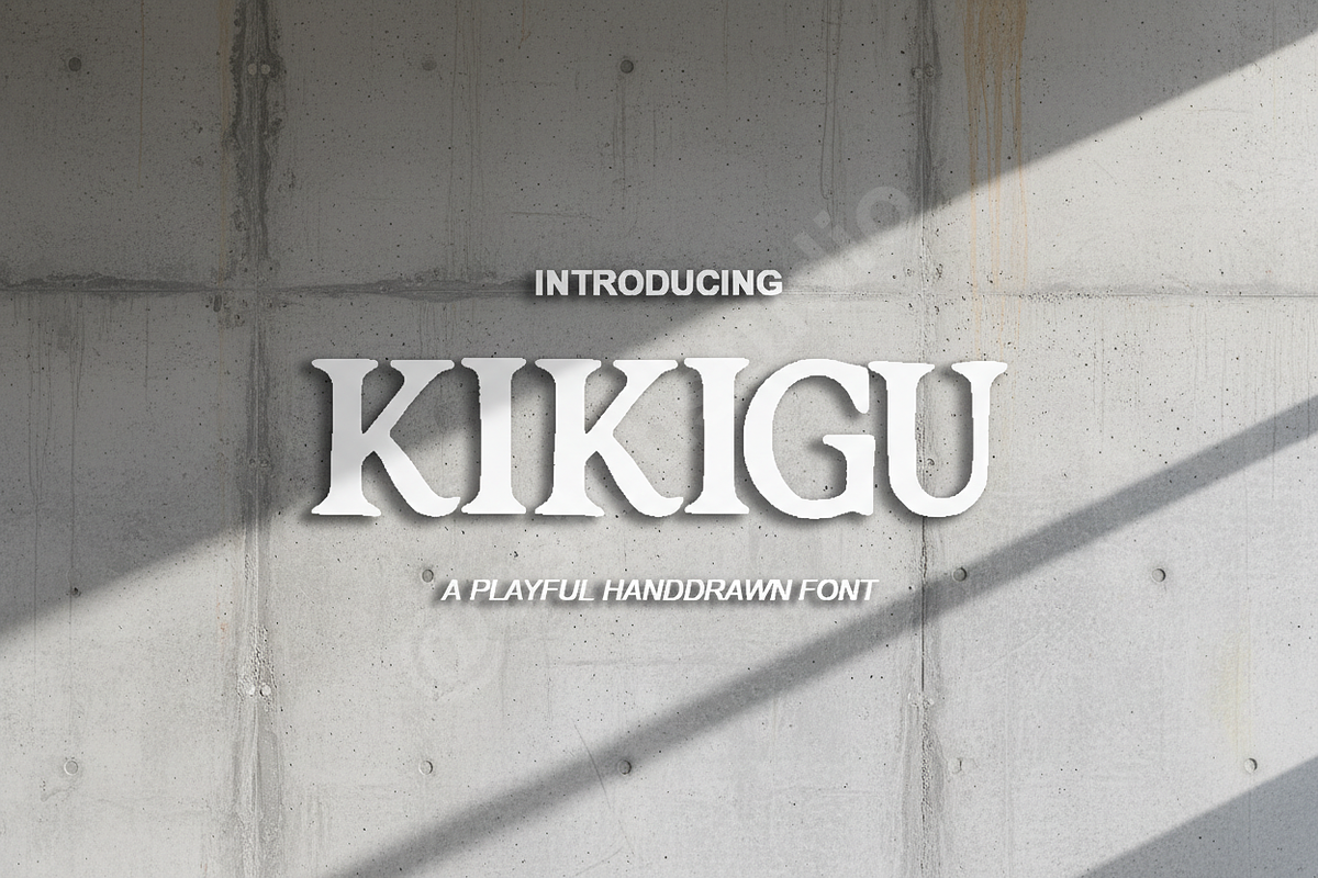 Kikigu - A Modern Luxury Serif Typef, a Font by Astuti Studio (Photo 1 of 16)