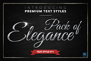 Elegance #1 - 15 Text Styles, a Layer Style Add-On by Jonas Stensgaard (Thumbnail 12 of 18)