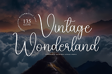 Vintage Wonderland | Script Font