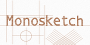 Monosketch, a Handwritten Font by GRIN3 (Nowak) (Thumbnail 1 of 4)