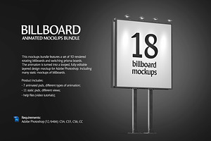 Billboard Animated Mockups Bundle