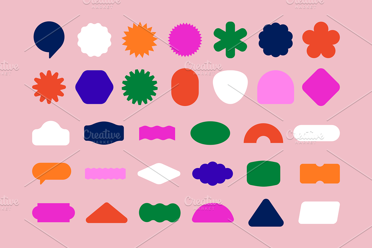 Vector stickers, an Object Graphic by venimo (Photo 3 of 7)