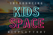 Kids Space, a Blackletter Font by Fourteen Letter (Thumbnail 1 of 8)