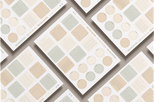 Neutral Planner Widgets Stickers