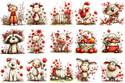 Whimsical Spring Clipart, an Illustration by OK Design (Thumbnail 3 of 6)