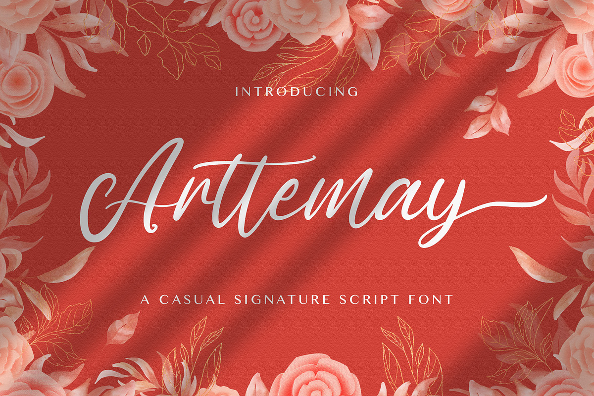 Arttemay - Handwritten Font, a Script Font by StringLabs (Photo 1 of 10)