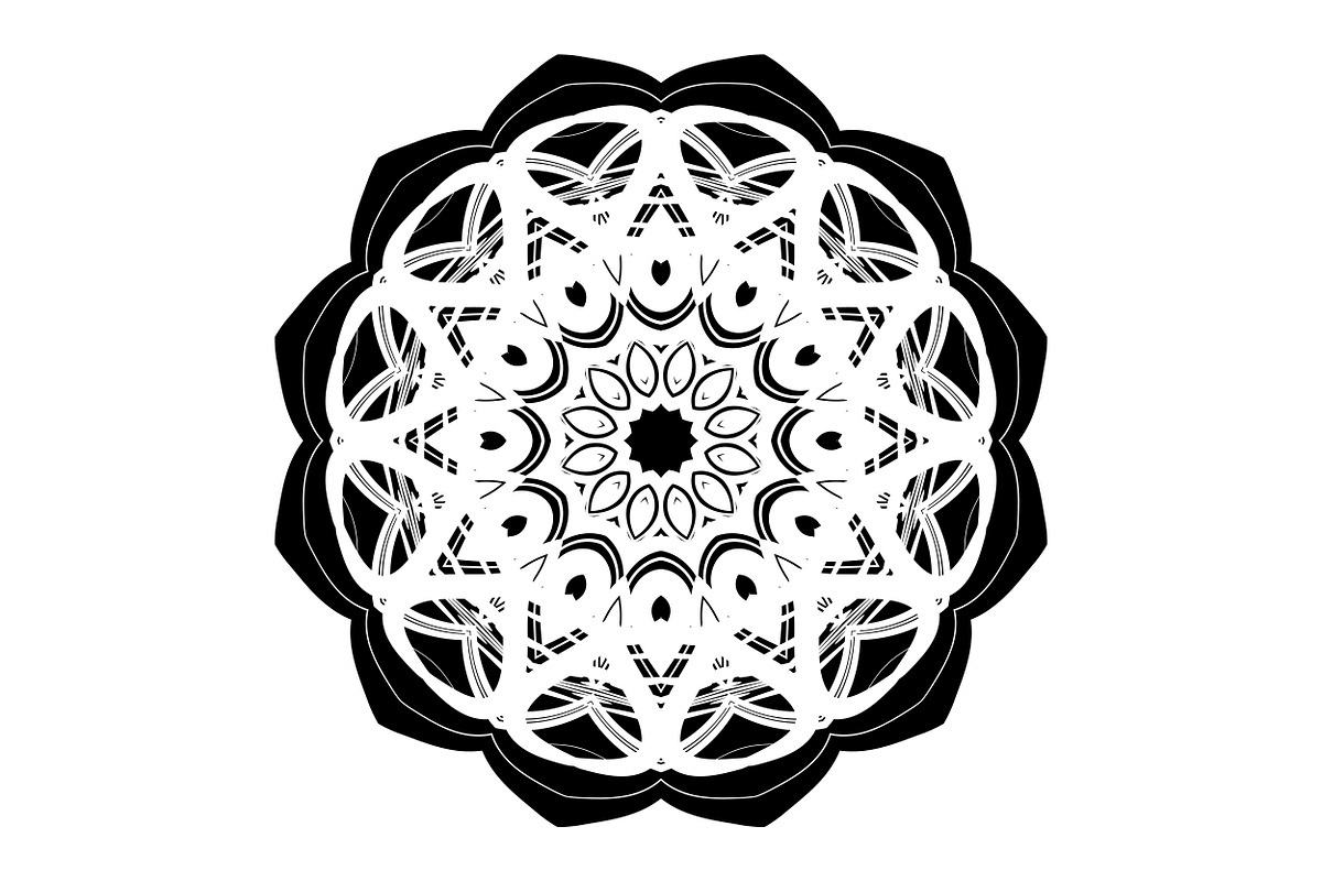Spiritual Mandala Artwork Bundle, a Decorative Illustration by NJ Himel (Photo 94 of 104)
