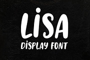 Lisa - bold rounded font, a Sans Serif Font by doffdog (Thumbnail 1 of 7)