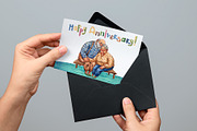 Happy Old Age - Watercolor Set, a Person Illustration by Mashamashastu (Thumbnail 13 of 13)