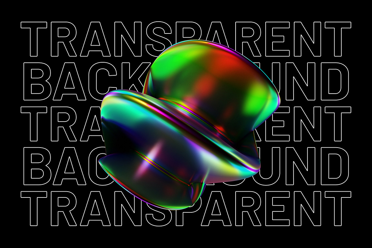 50 Holographic 3D Abstract Shapes, an Object Graphic by assetpro.design (Photo 10 of 12)
