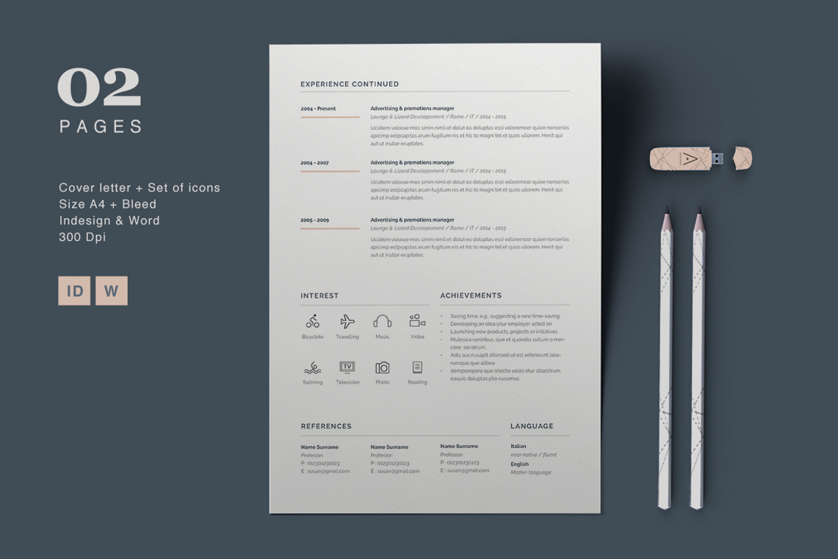 Resume Lisa, a Resume Template by Astut (Photo 5 of 6)