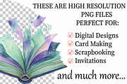 Literary Living Clipart Bundle, an Illustration by Daily.Designs (Thumbnail 2 of 8)