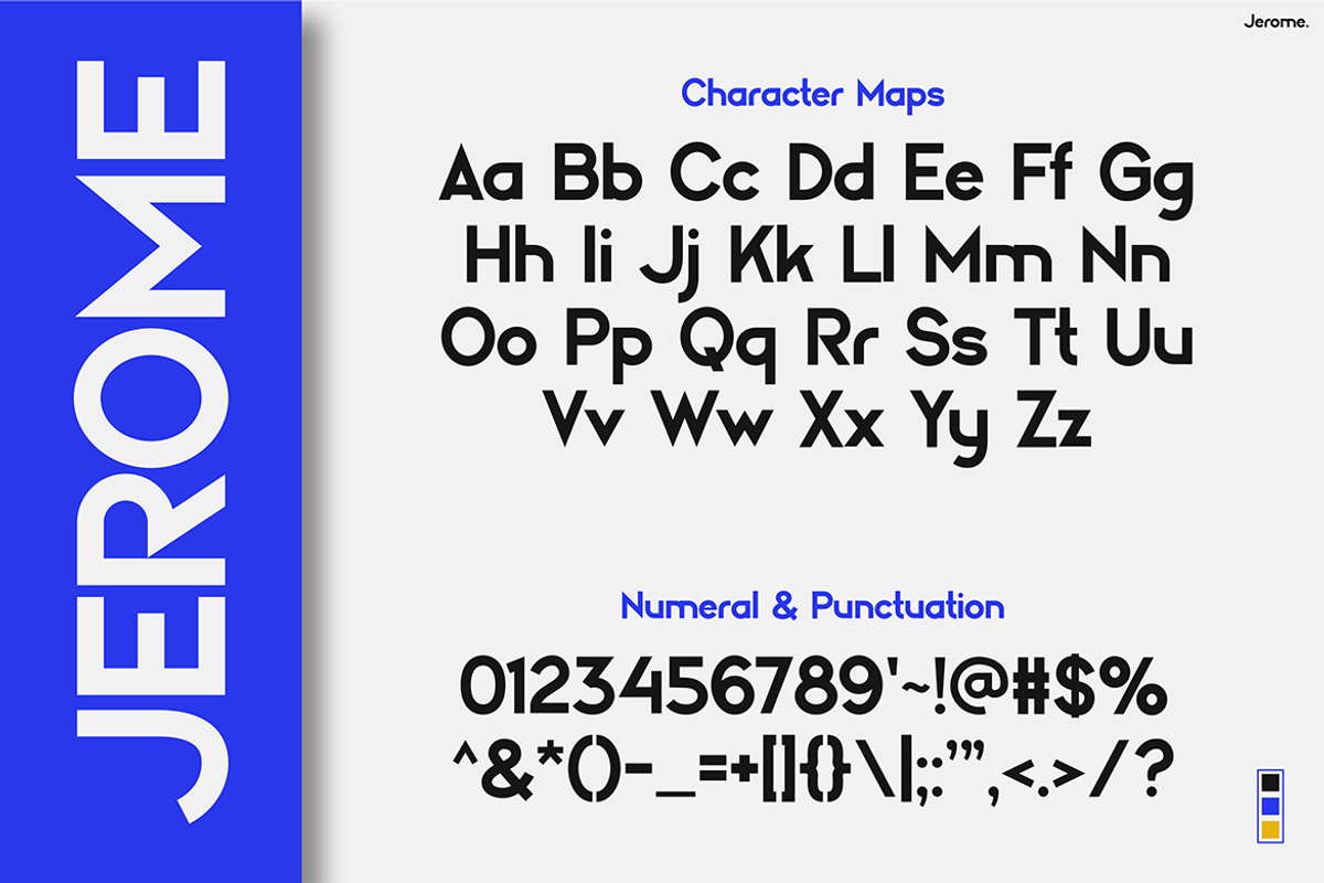 Jerome, a Sans Serif Font by Pinisi ART (Photo 2 of 10)