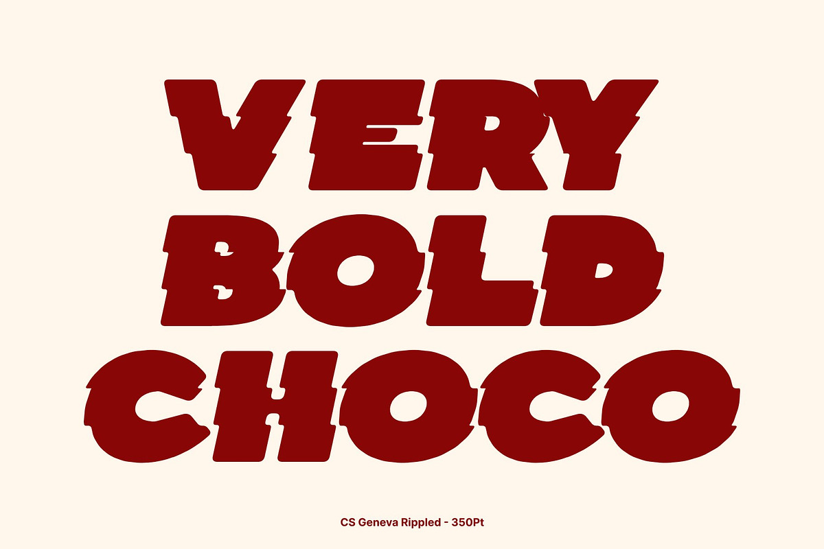 CS Geneva Rippled, a Sans Serif Font by Craft Supply Co. (Photo 2 of 8)