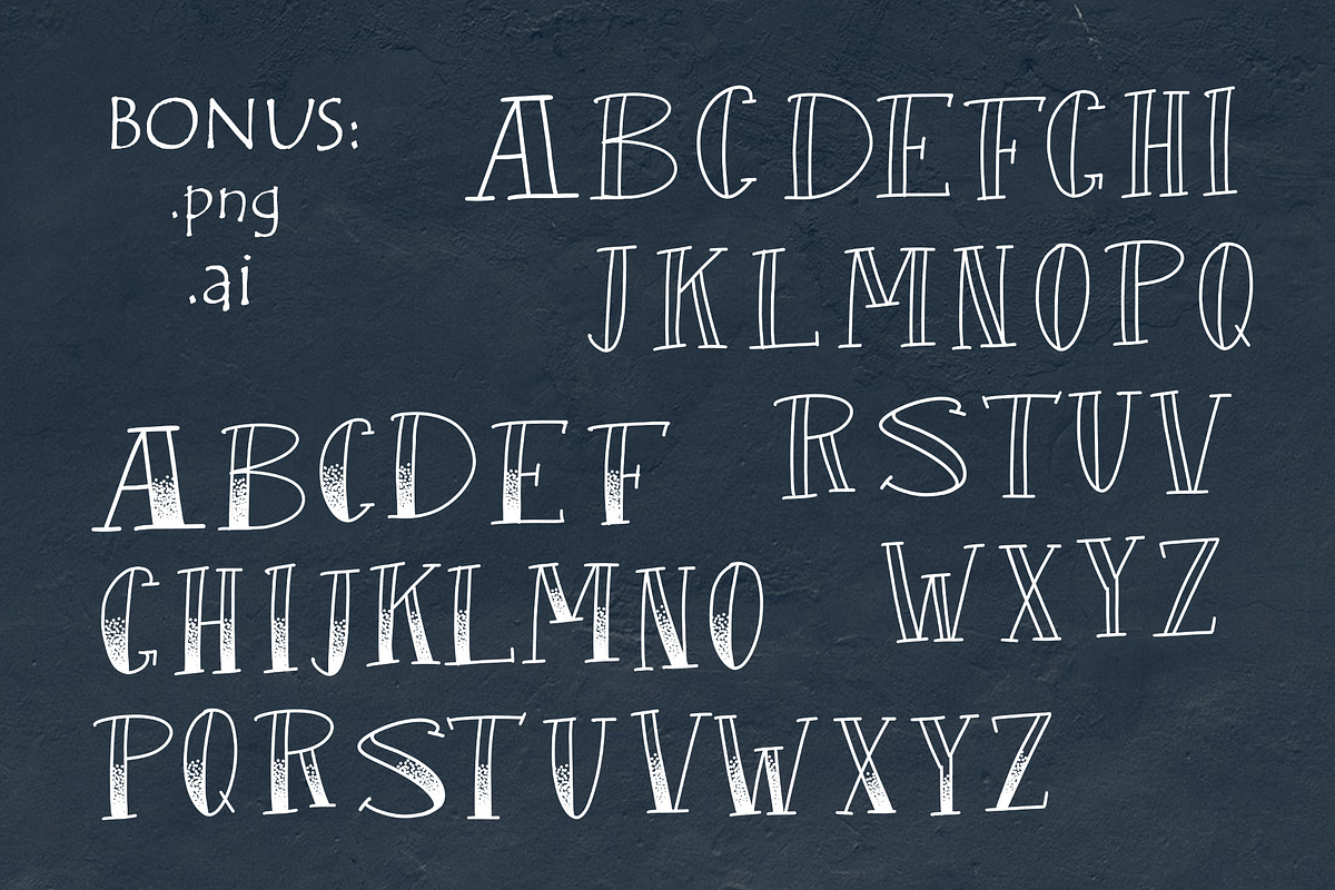 Halloween font preview 6