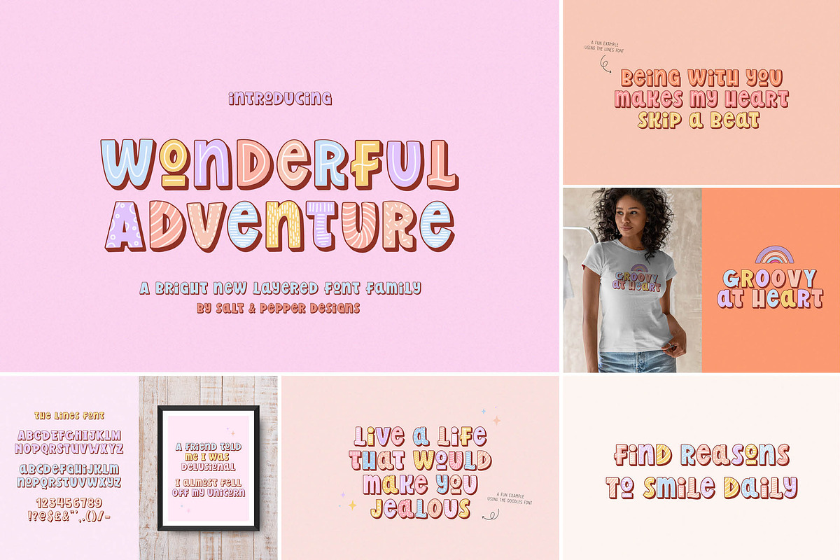 The HUGE Font Bundle (98% OFF) SALE, a Sans Serif Font by Salt & Pepper Designs (Photo 45 of 185)