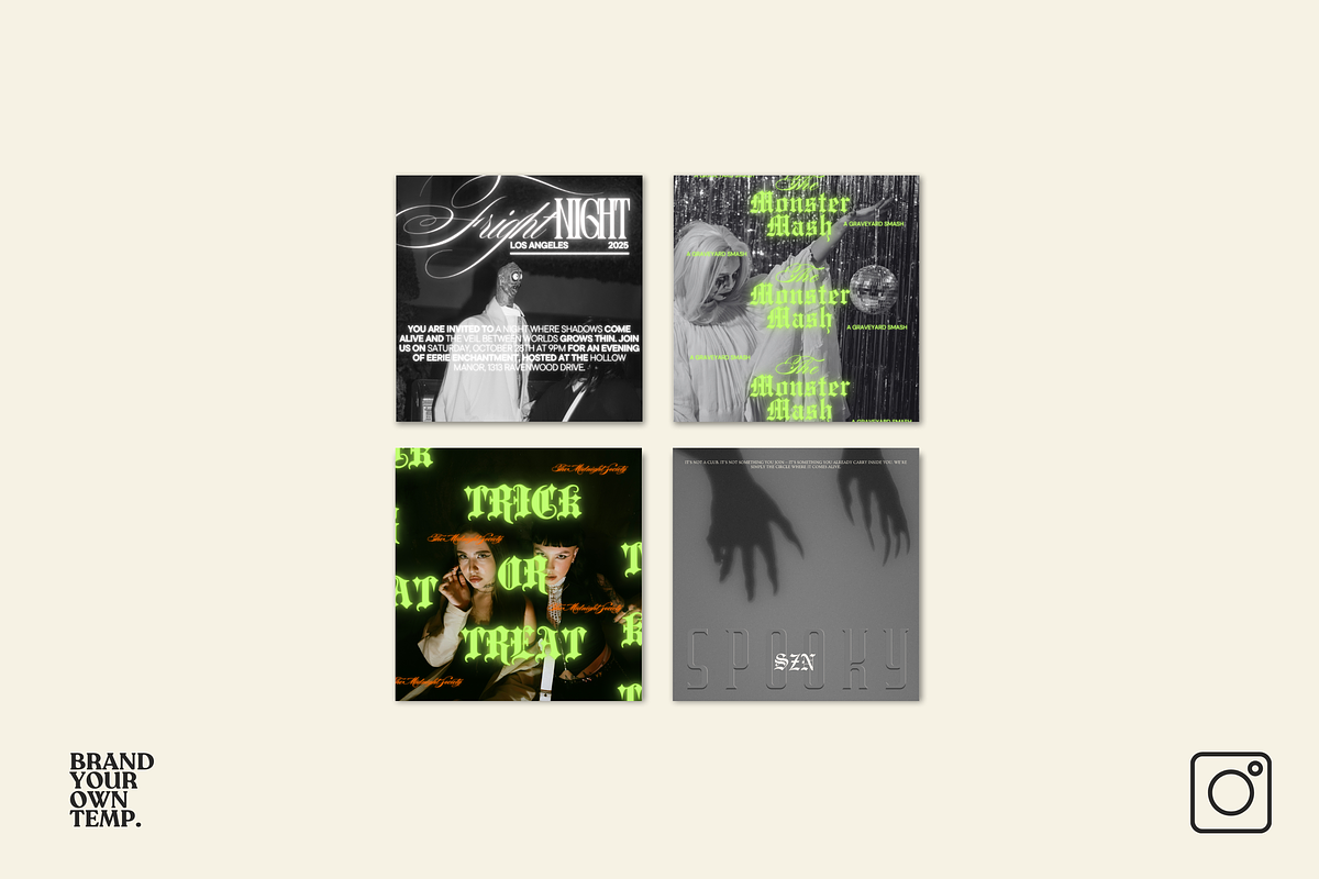 Halloween Canva Template Set 5, a Templates & Theme by BYOTstudios (Photo 9 of 12)
