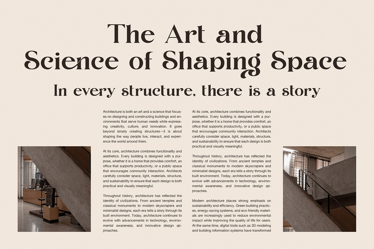 Maglin Elegant Serif Font, a Serif Font by Graphicxell (Photo 6 of 8)