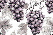 GYPSY GRAPES. Seamless Pack, a Texture Illustration by RefinedFantasyStudio (Thumbnail 8 of 9)