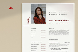 Marketing Resume Pro Template