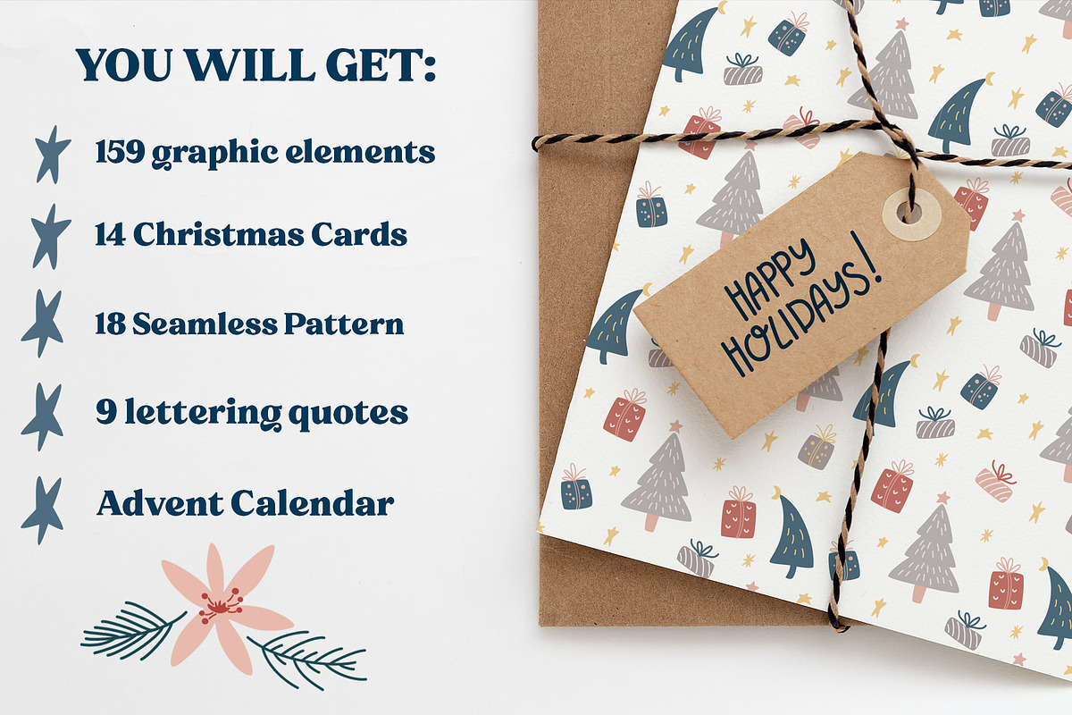 Cozy Christmas Cards & Patterns, an Object Graphic by PawLoveArt (Photo 2 of 14)