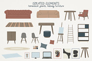 LIVING ROOM INTERIOR CREATOR & decor, an Animal Illustration by Alina Mubarak (Thumbnail 4 of 7)