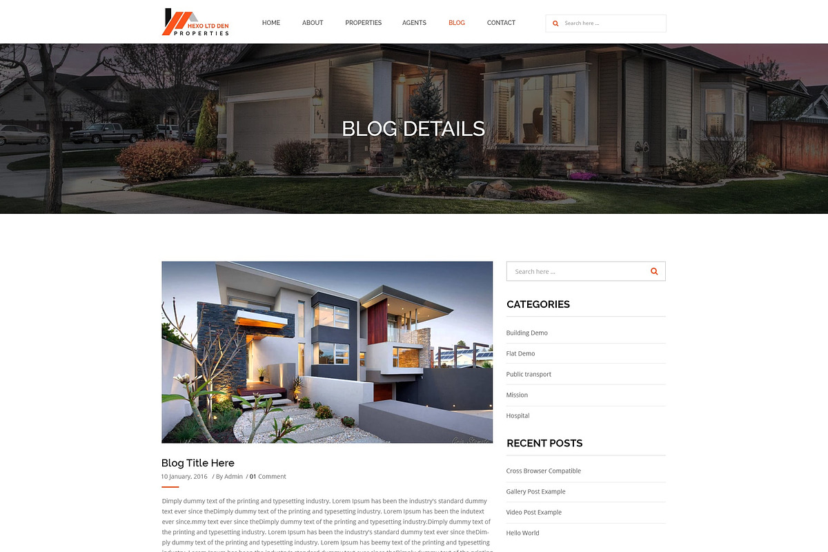 Hexo - Photoshop Template, a Websites & App Template by DigitalCenturySF (Photo 7 of 27)