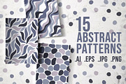 15 abstract patterns, a Pattern Graphic by pineart (Thumbnail 1 of 5)