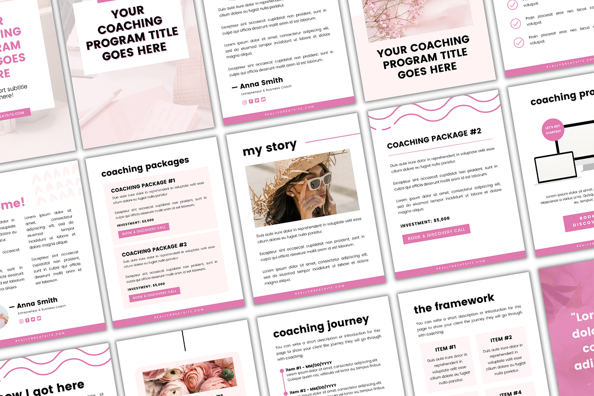 Coaching Package Template | Canva, a Templates & Theme by The Template Lounge (Photo 3 of 7)