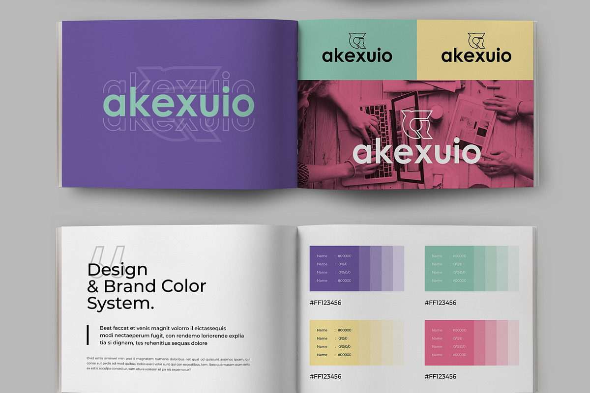 Brand Guideline Layout, a Brochure Template by ContestDesign (Photo 4 of 5)