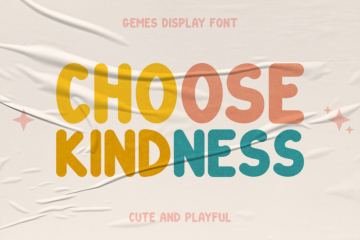 Gemes - Cute Comic Display Font, a Font by Agung Kreatif (Photo 3 of 8)