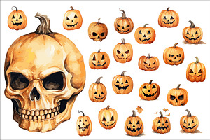 Halloween Vintage Clipart