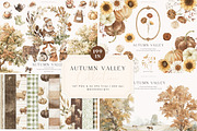Autumn Valley Collection, a Seasonal Illustration by PeDe Designs (Thumbnail 1 of 34)