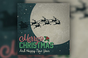 Vintage Christmas Typography Cards, an Illustration by ShinyPixel (Thumbnail 3 of 7)