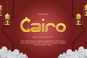 Cairo – A Modern Arabic Style Font, a Handwritten Font by overlaytemplates (Thumbnail 1 of 5)