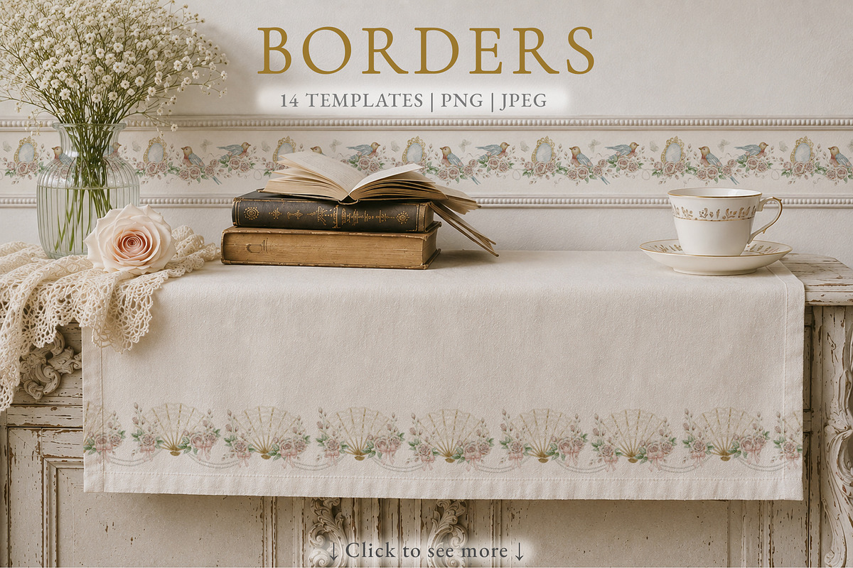 Vintage Watercolor Clipart Bundle, a Decorative Illustration by Alisles (Photo 8 of 12)