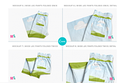 Wide Leg Cotton Pants Canva Mockup, a Bottom Mockup by Mockup Scene (Thumbnail 5 of 16)