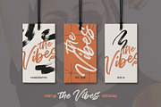 Vibe Shift - Textured Brush Script, a Script Font by Inviline.co (Thumbnail 11 of 12)