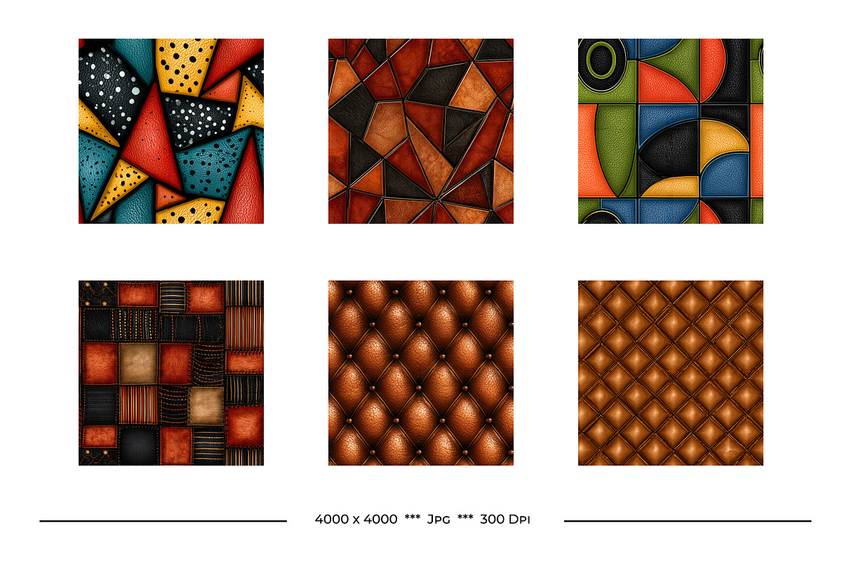 Leather Texture Art Patterns, a Pattern Graphic by karenfoleyphoto (Photo 5 of 7)